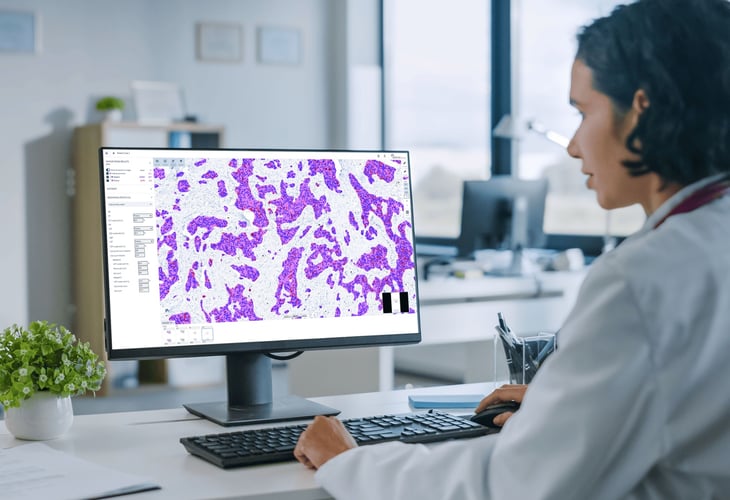 Boost productivity by adding AI to the digital pathology workflow